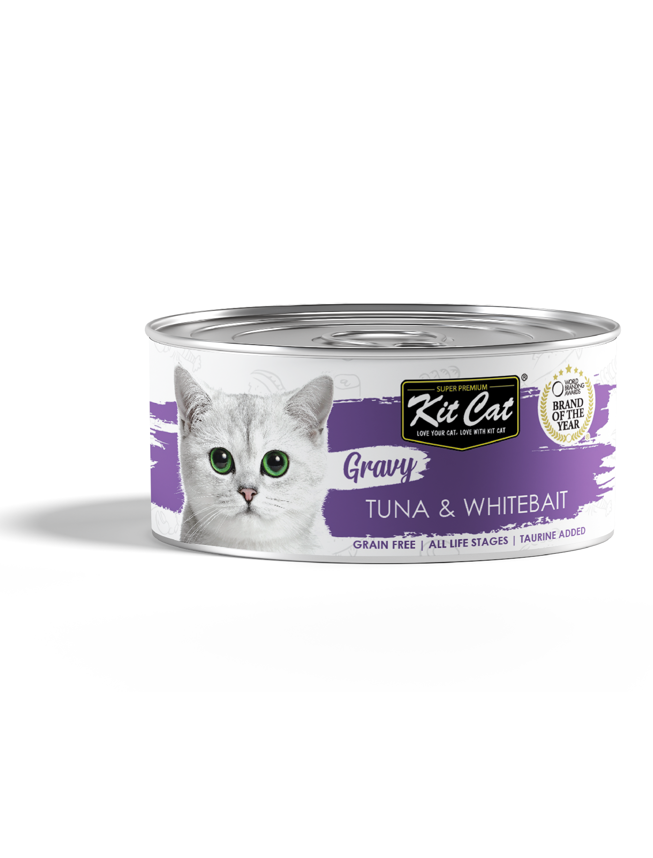 Kit Cat 70g Gravy Canned Tuna & Whitebait Wet Cat Food image 2