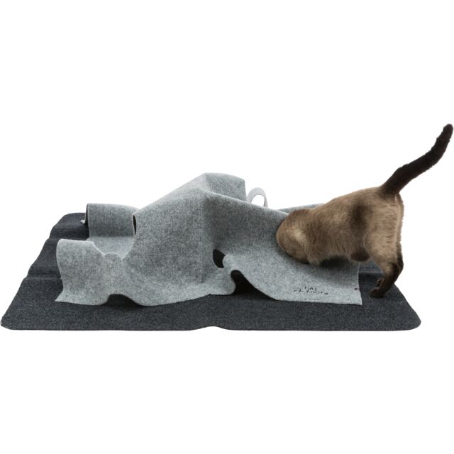 Trixie Activity Adventure Carpet for Cats 99 x 99 cm Polyester Grey image 4