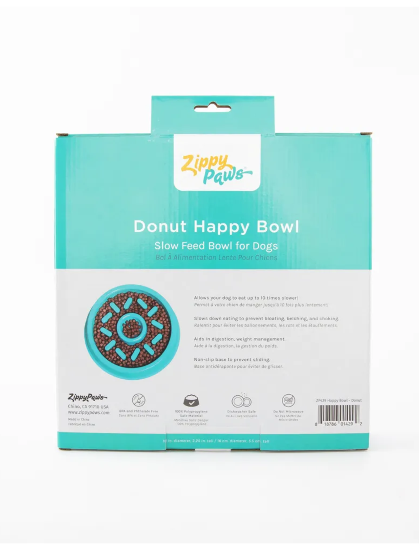 Zippypaws Happy Bowls - Donut image 3