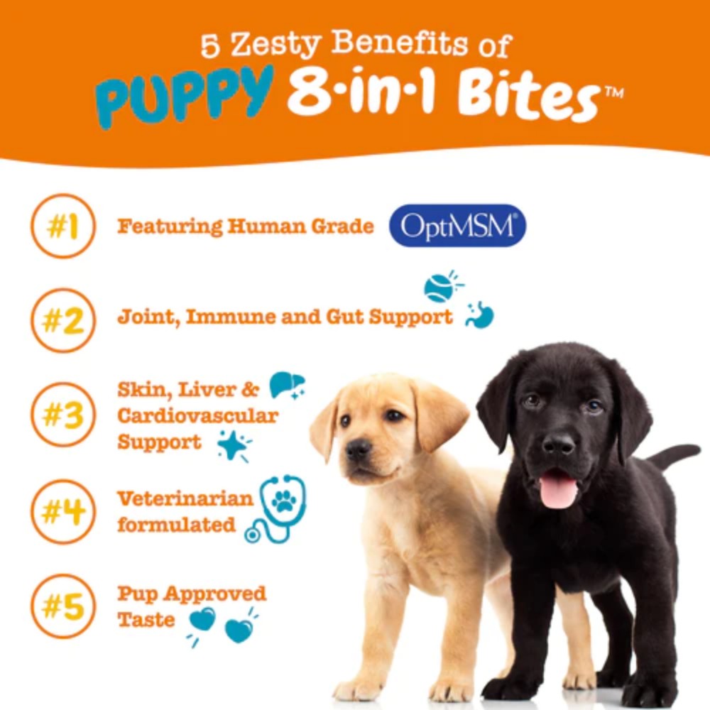 Zesty Paws 90ct 8-in-1 Multifunctional Bites for Puppies image 7