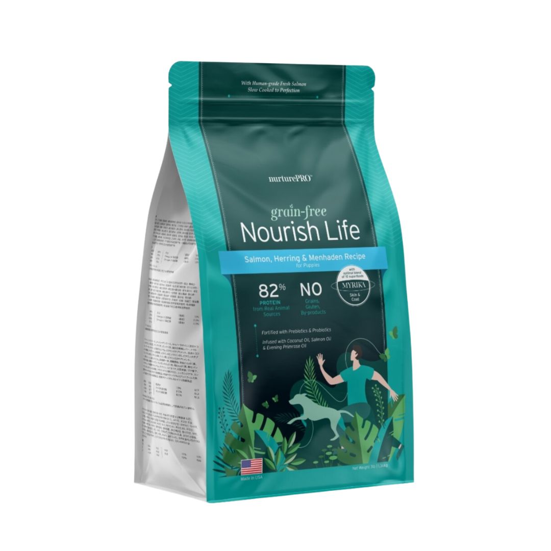 Nurture Pro Dog Nourish Life Grain Free Salmon, Herring and Menhaden for Puppies Dry Dog Food image 2