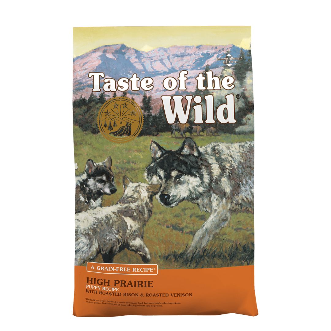 Taste of the Wild Dog High Prairie Recipe with Roasted Bison & Roasted Venison Puppy Dry Dog Food image 3