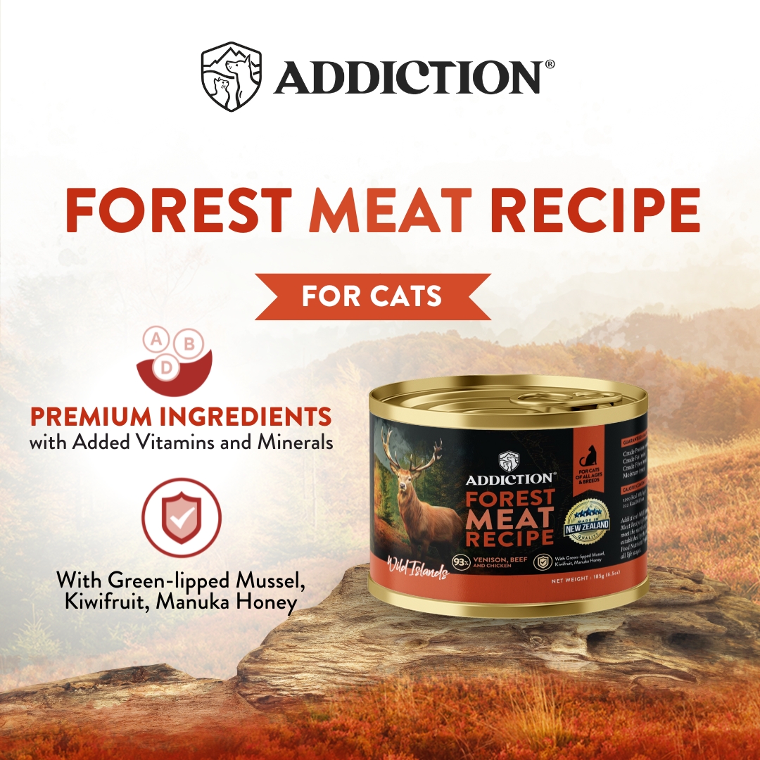 Addiction Cat Wild Islands 185g Forest Meat Grain Free Wet Canned Cat Food image 3