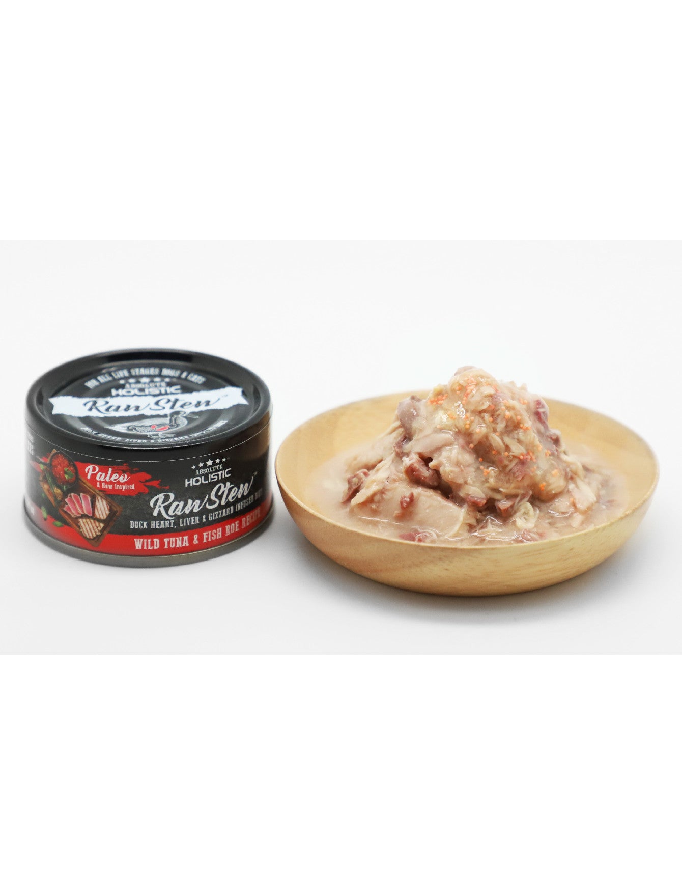 Absolute Holistic Rawstew 80g Wild Tuna & Fish Roe Wet Food For Cats And Dogs (EXP: 26 Apr 2027) image 2