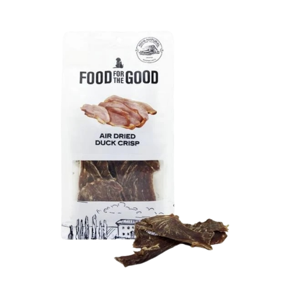 Food For The Good Air Dried 170g Duck Crisp Dog & Cat Treats image 2