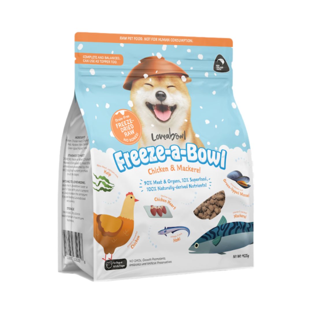 Loveabowl Dog Freeze A Bowl Chicken & Mackerel Dry Dog Food image 2