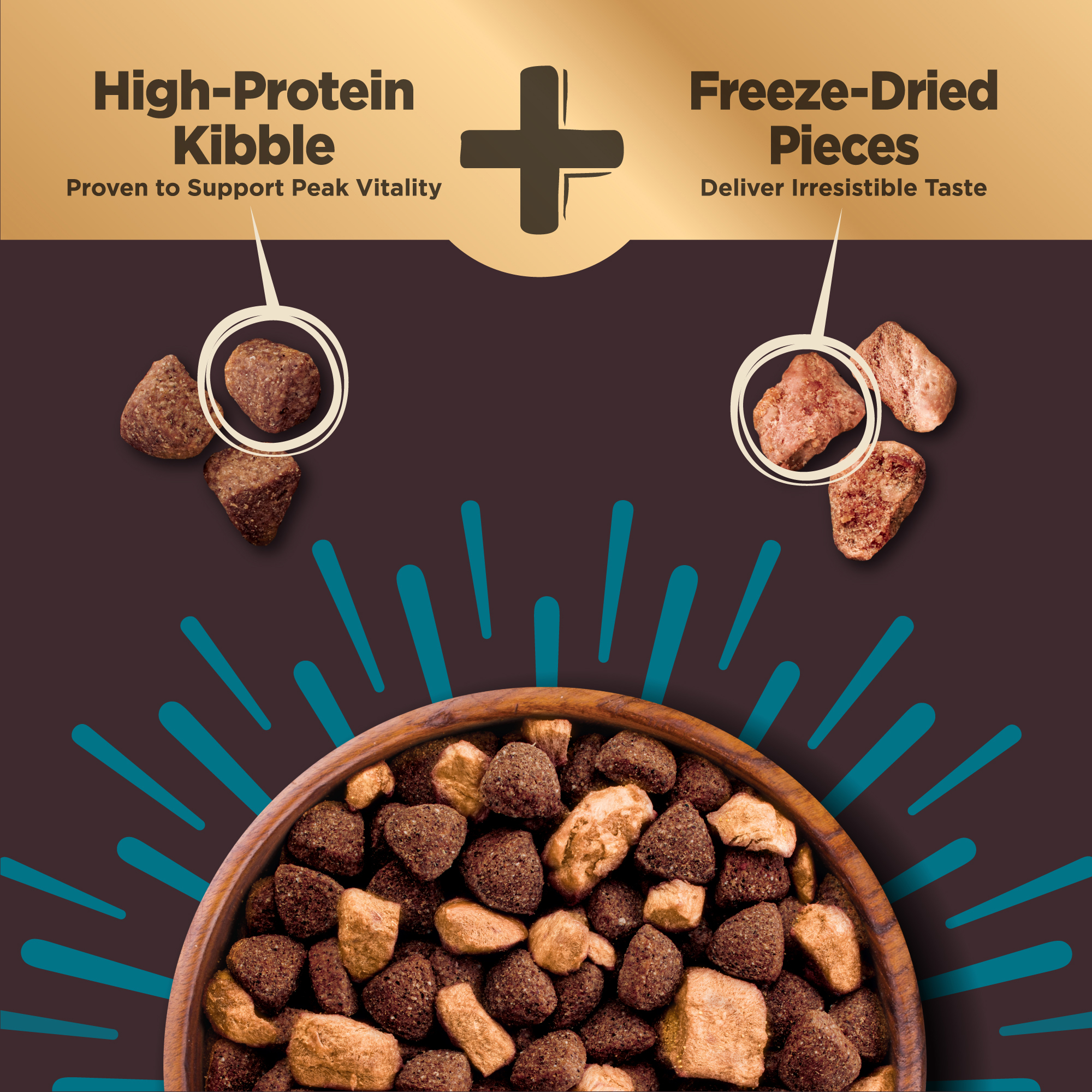Wellness CORE+ (Formerly RawRev) Dog 9kg (18lb) Ocean with Freeze Dried Salmon Grain Free Dry Dog Food image 3