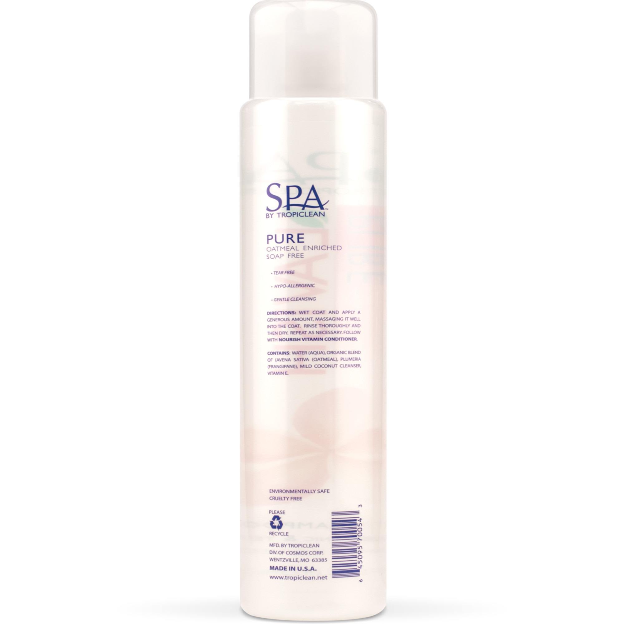 Tropiclean SPA Lavish 16oz (473ml) PURE Pet Shampoo image 2