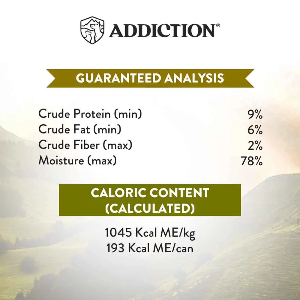 Addiction Dog Wild Islands 185g Highland Beef & Lamb Grain Free Wet Canned Dog Food image 9