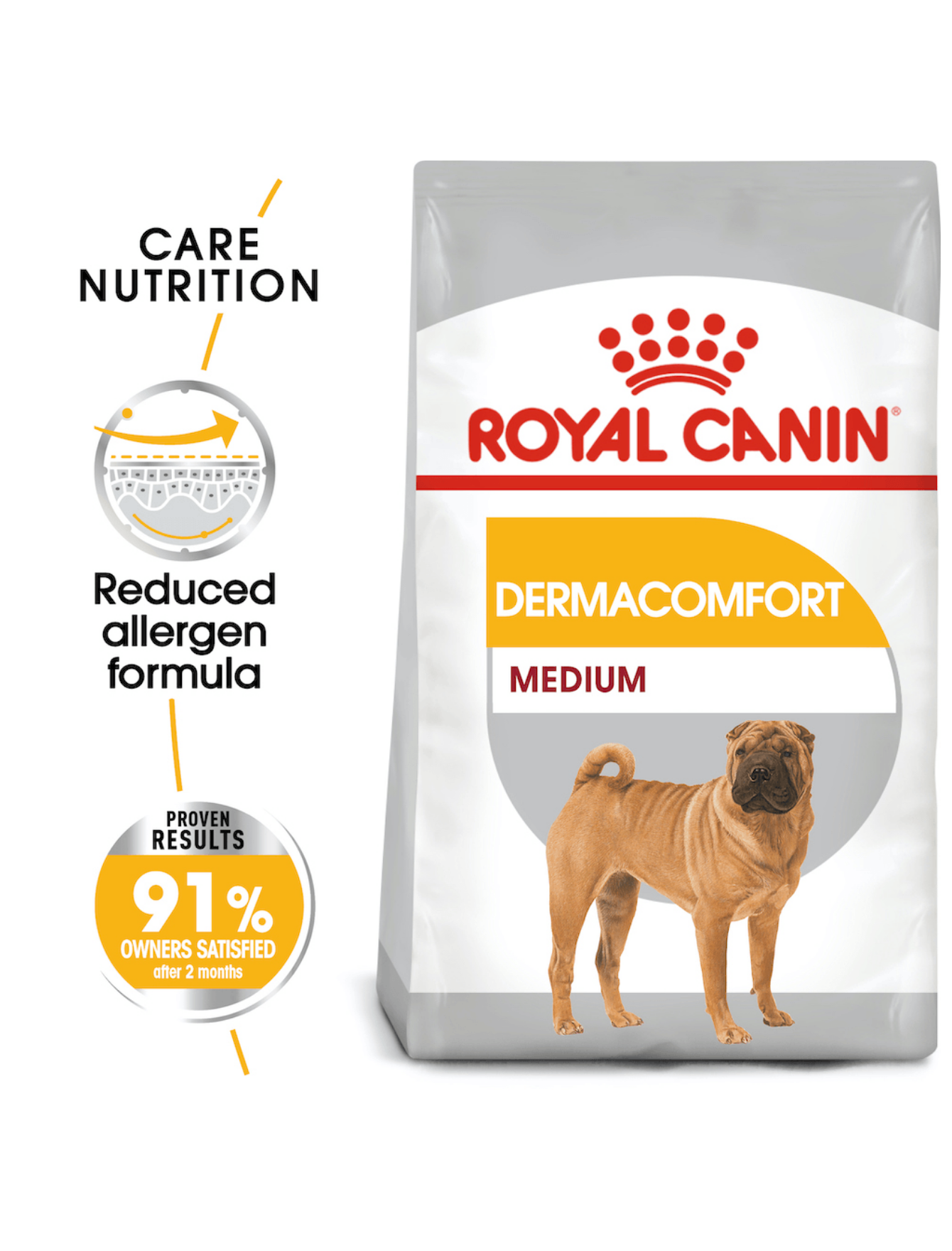 Royal Canin Dog 3kg Medium Dermacomfort Dry Dog Food image 2