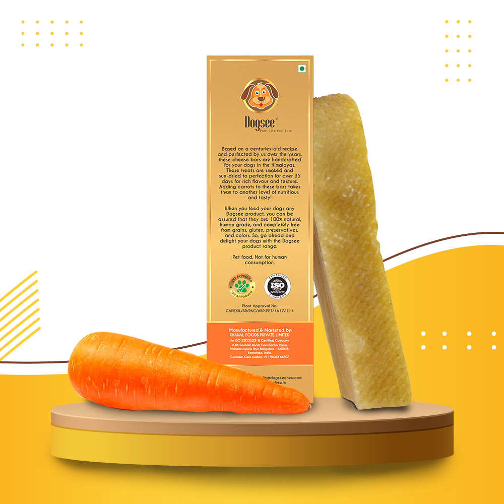 Dogsee Dental Chew Singles Medium Long-lasting Carrot 70g for Medium Dogs image 5