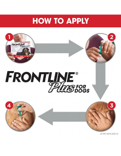 Frontline Plus Dog Spot On Extra Large 4.02mlx6 Pipette image 5