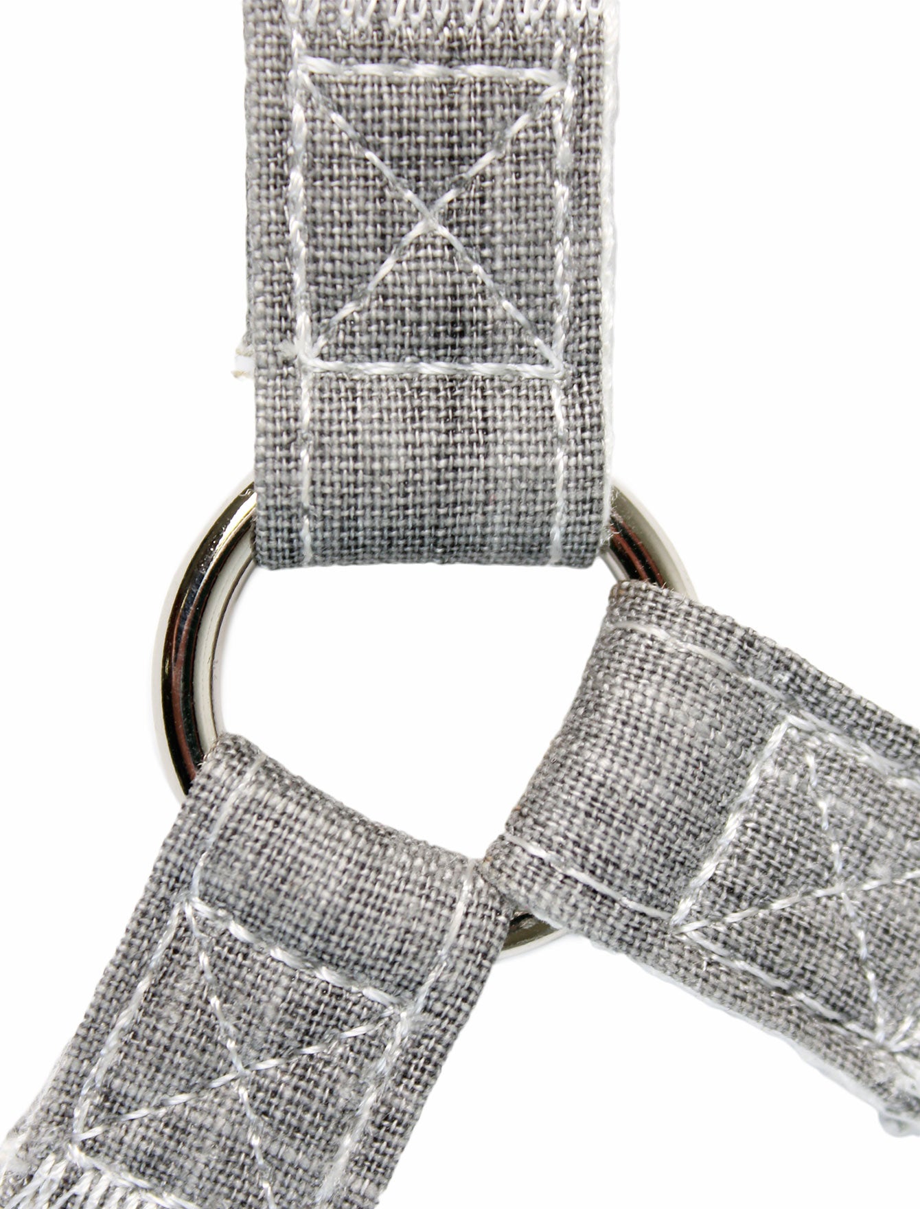 Paw Made Essentials Bamboo Fabric Harness in Pewter Medium image 5