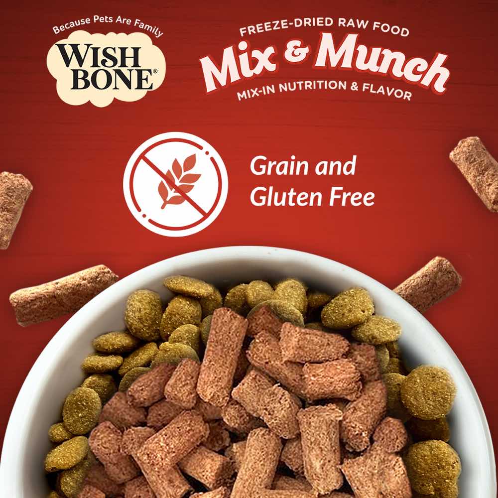 Wishbone Cat 350g Mix & Munch Beef and Venison Freeze Dried Raw Cat Food image 8