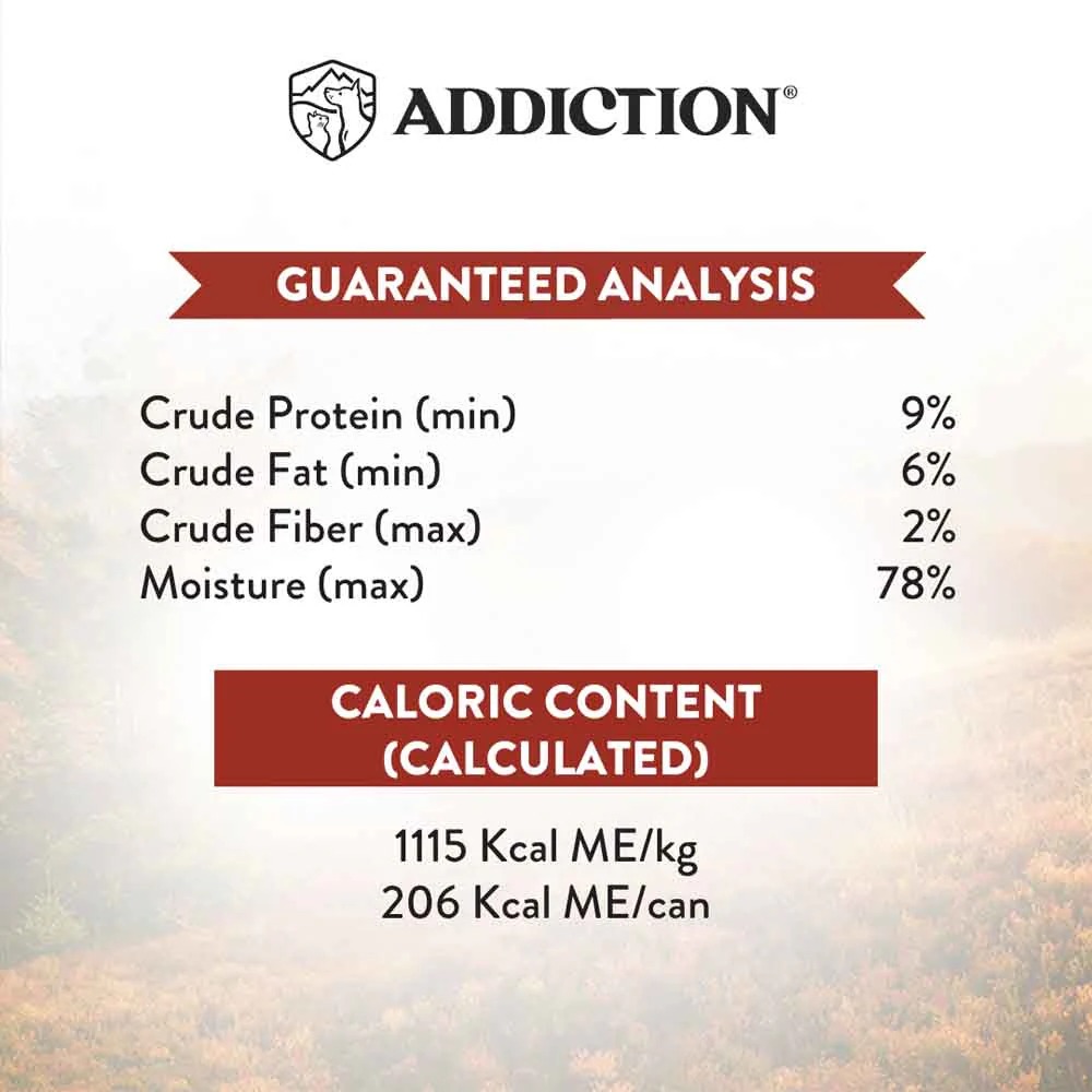 Addiction Dog Wild Islands 185g Venison Meats Grain Free Wet Canned Dog Food image 7