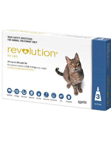 Revolution Selamactic Topical Solution for 2.6-7.5kg Cat 3 Single Dose Tubes image 6