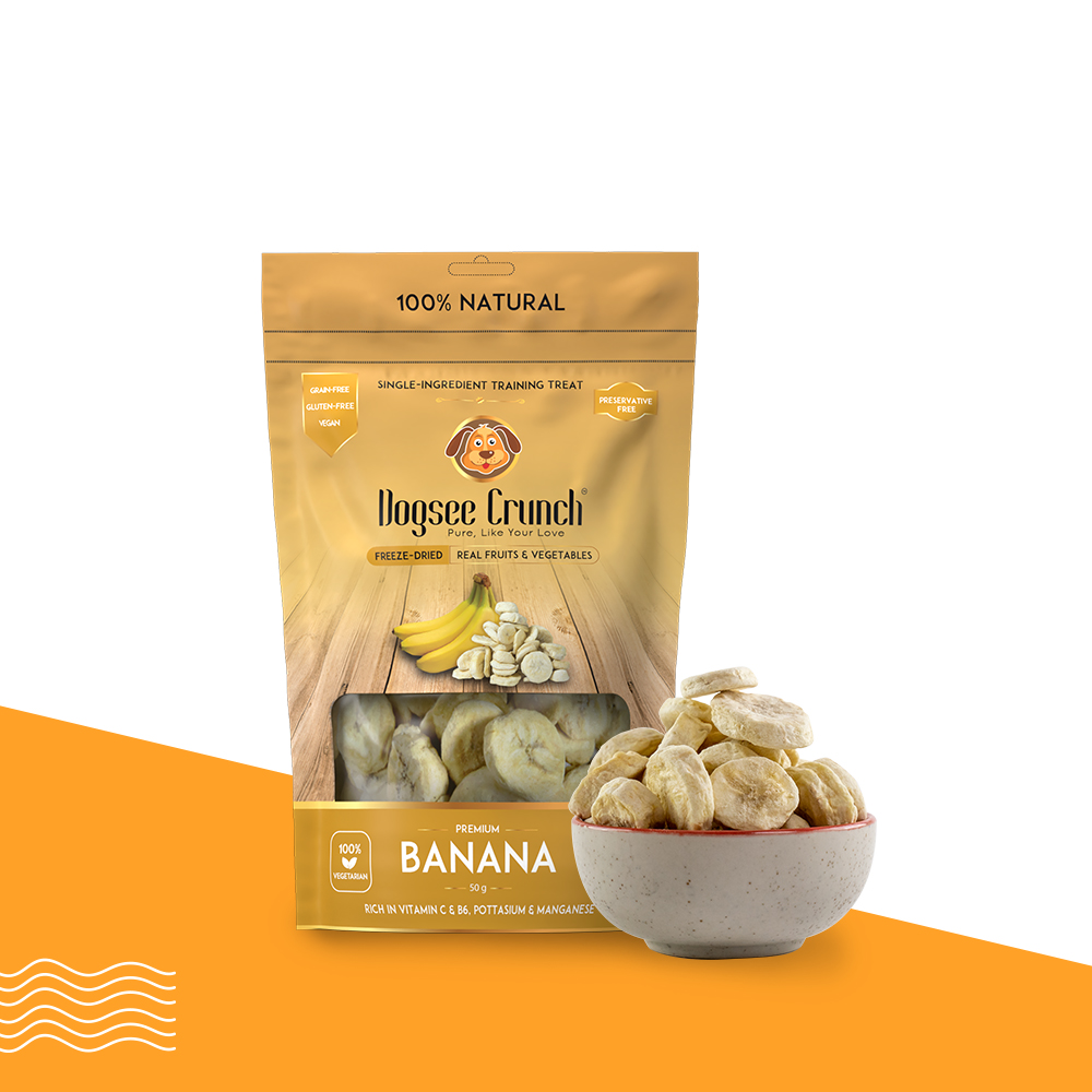 Dogsee Crunch Freeze Dried Banana 15g Dog Treats image 5