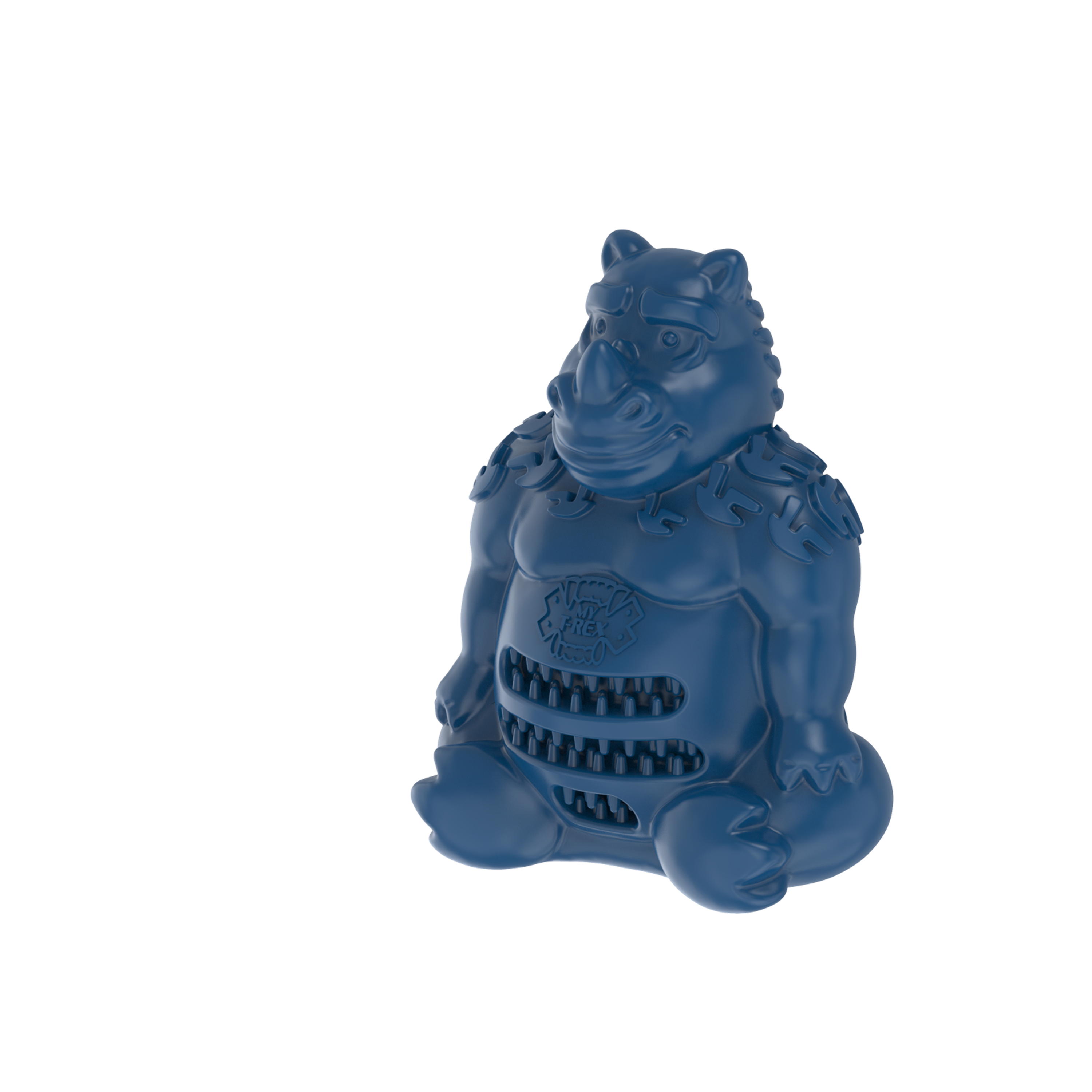 AFP My T-Rex Tough Chew Rhino M Dog Toy image 2