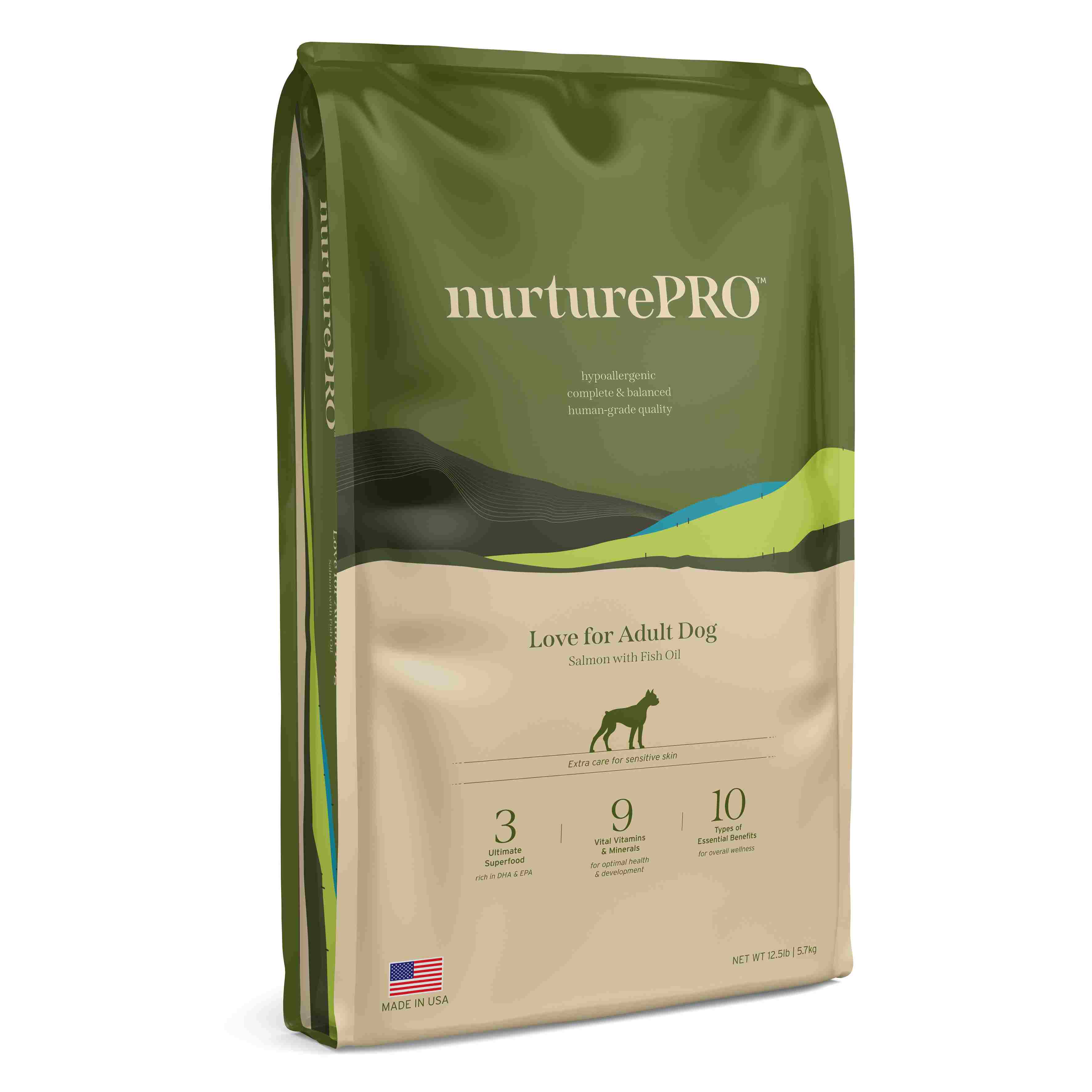 Nurture Pro Love For Dog Salmon with Fish Oil For Adult Dogs Dry Dog Food image 3