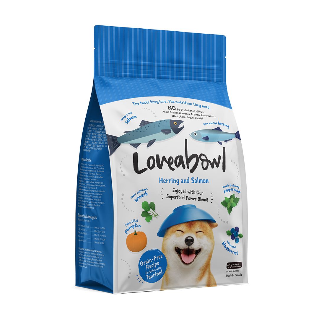 Loveabowl Dog Herring and Salmon Dry Dog Food image 3