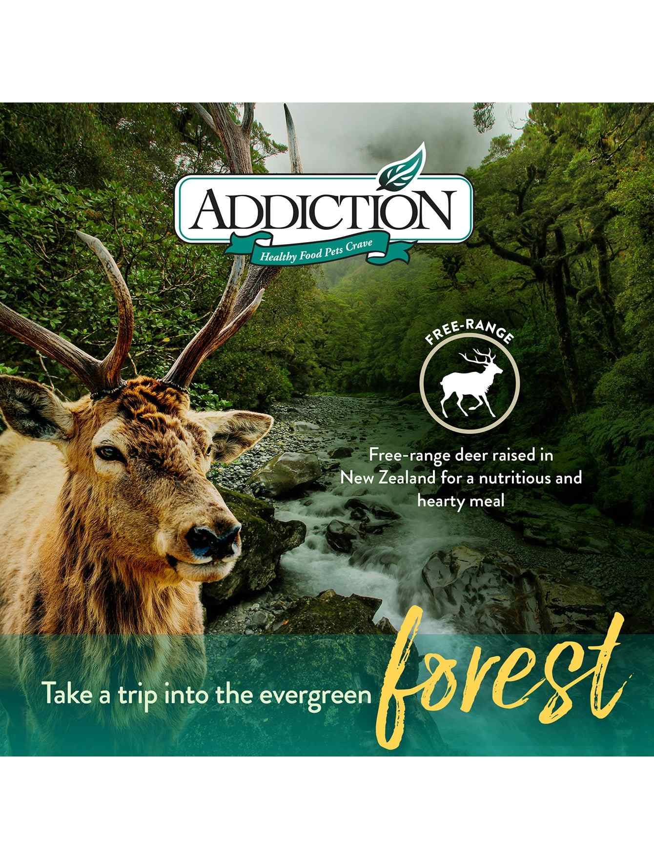 Addiction Dog 60g Grain Free Viva La Venison Dry Dog Food (Sample) image 2