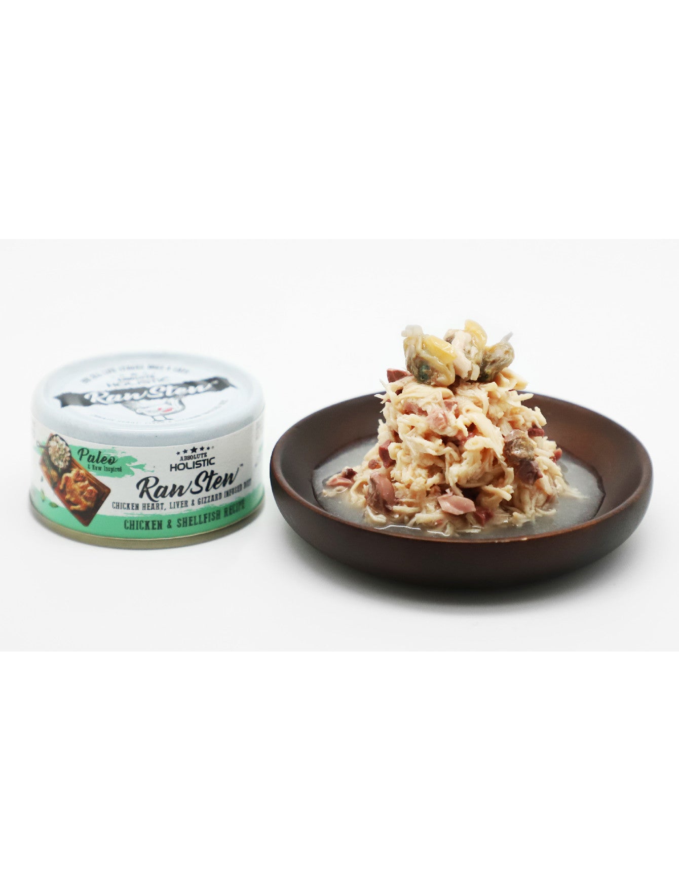Absolute Holistic Rawstew 80g Chicken & Shellfish Wet Food For Cats And Dogs image 2