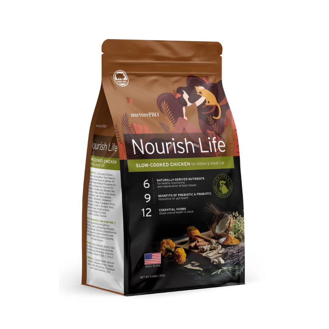 Nurture Pro Cat Nourish Life Slow-cooked Chicken For Kitten & Adult Cat Dry Cat Food image 2