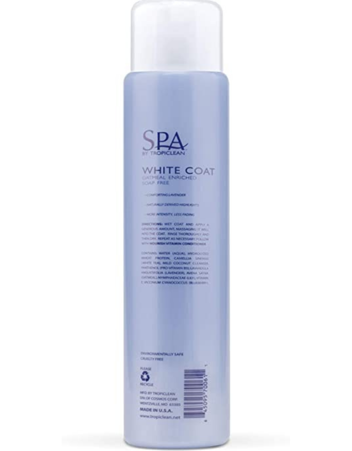 Tropiclean Spa Lavish White Coat Pet Shampoo 473ml image 2