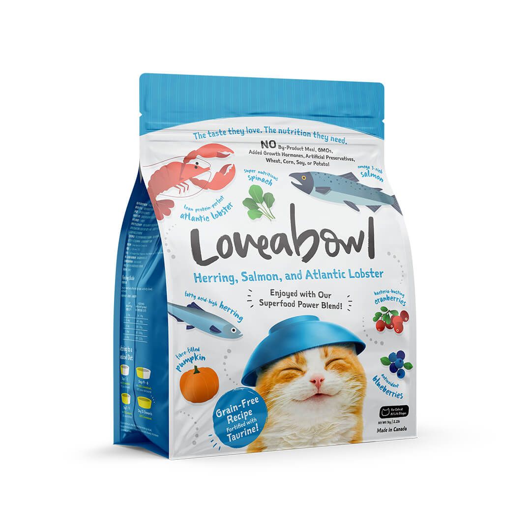 Loveabowl Cat Herring Salmon and Atlantic Lobster Dry Cat Food image 3