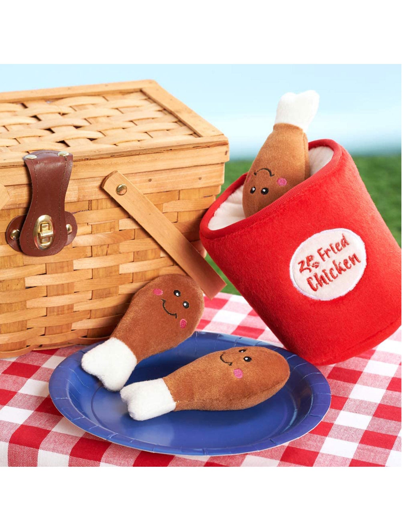 Zippypaws Zippy Burrow Chicken Bucket Dog Toy  image 3