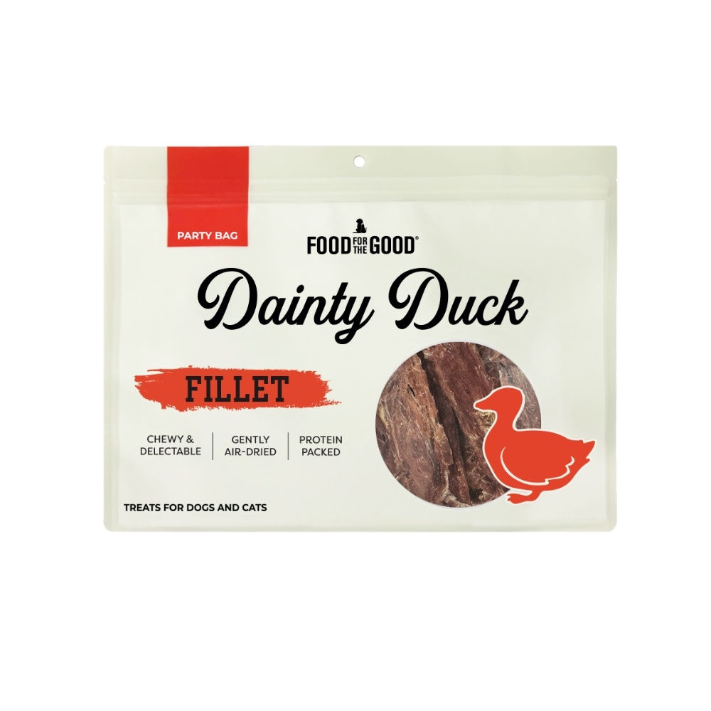Food For The Good Dainty Duck Fillet 200gx2 Party Bag For Dog & Cat Treats image 3