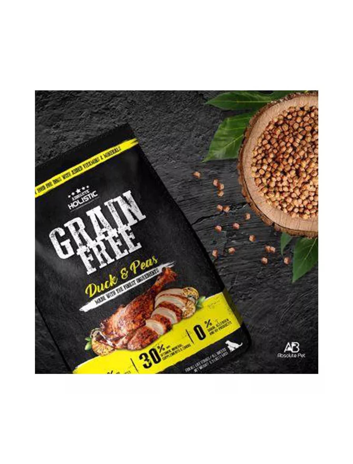 Absolute Holistic Dog 1.5kg Grain Free Duck & Peas Dry Dog Food (EXP: 25 Oct 2026) image 4