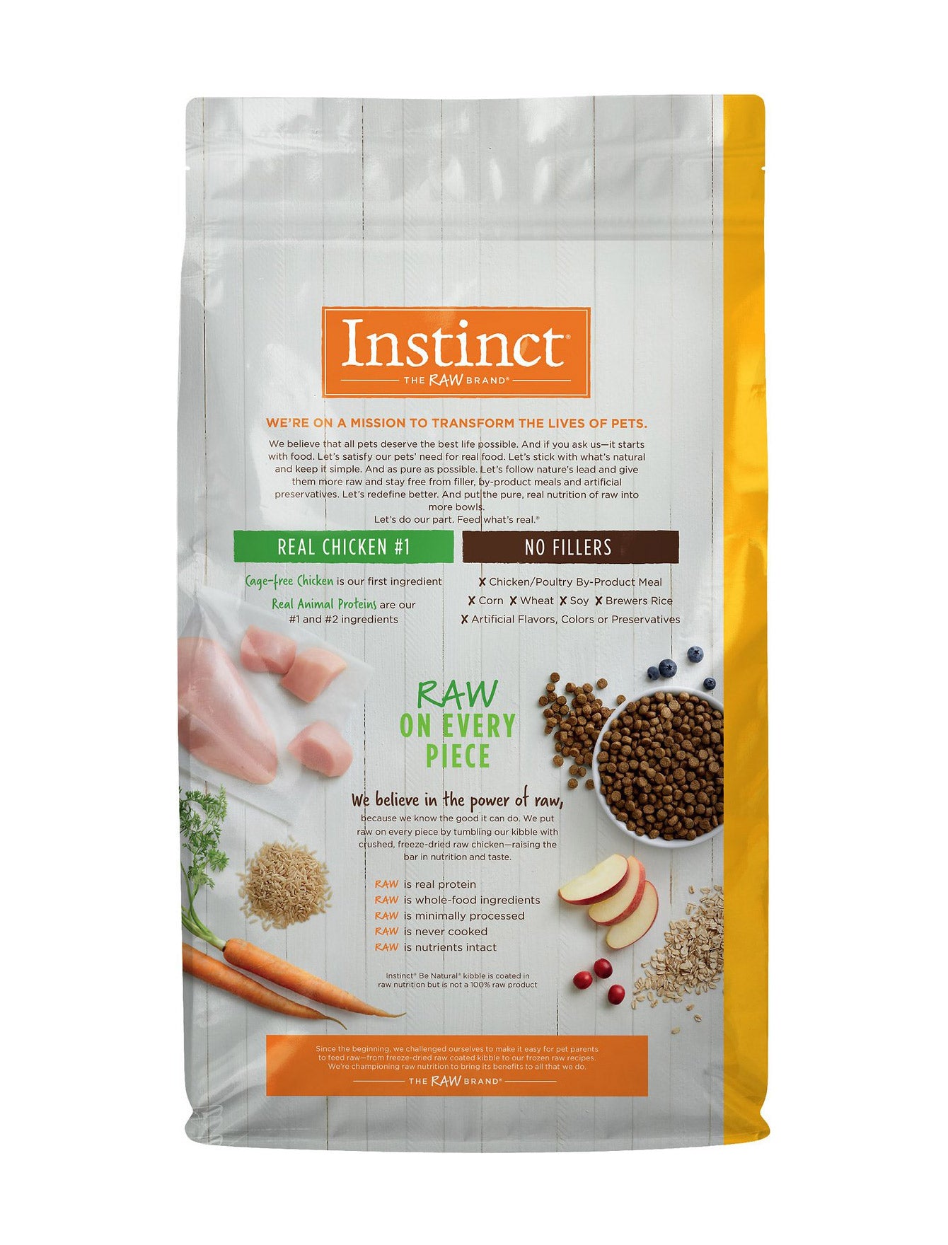 Instinct Be Natural Dog 4.5lb Real Chicken & Brown Rice Recipe Dry Dog Food image 2