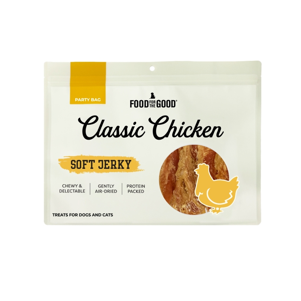 Food For The Good Classic Chicken Soft Jerky 200gx2 Party Bag For Dog & Cat Treats image 3