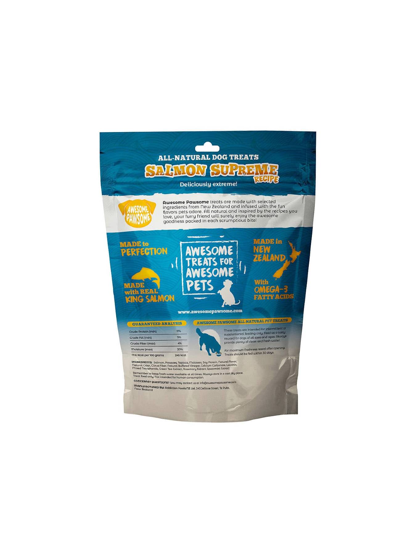 Awesome Pawsome 85g Grain Free Salmon Supreme Recipe Dog Treat image 3