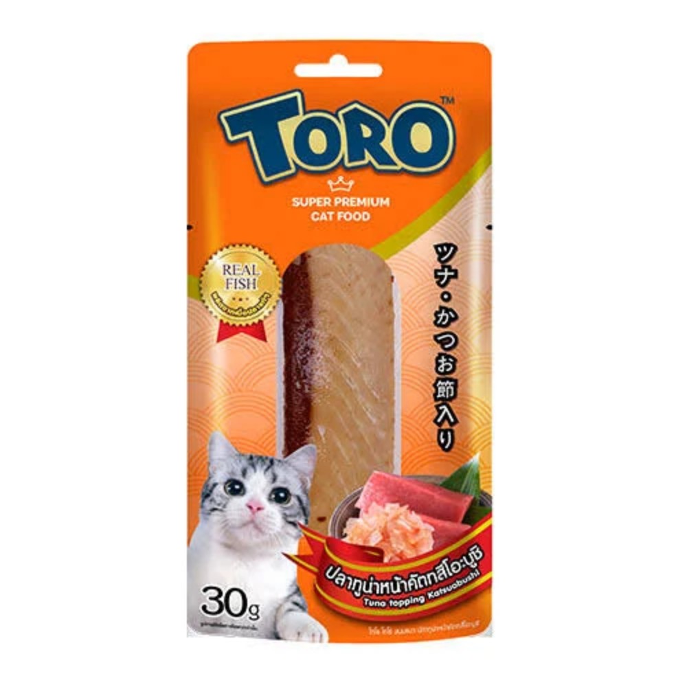 Toro Tuna FIllet Topping Katsuoboshi Cat Treats 30g image 2