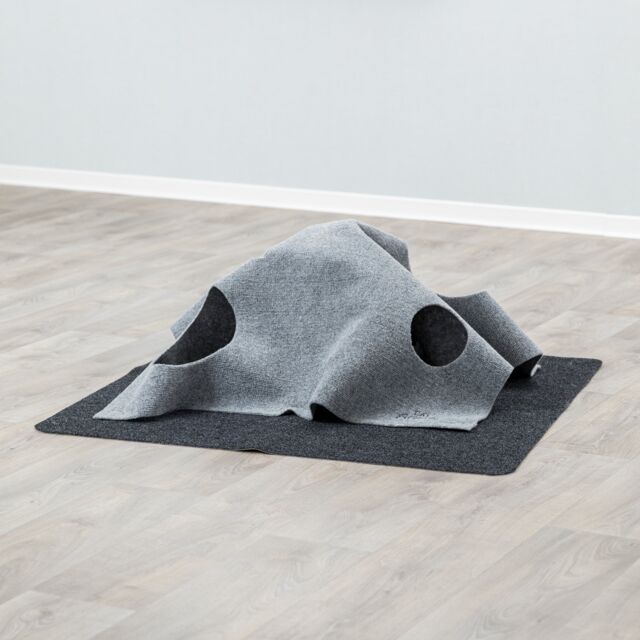 Trixie Activity Adventure Carpet for Cats 99 x 99 cm Polyester Grey image 2