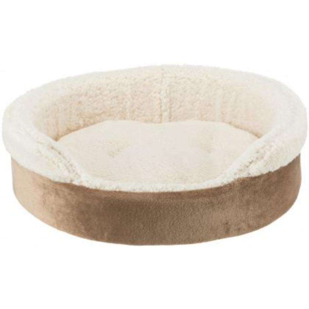 Trixie Beige and Brown Oval Cosma Bed For Dogs 70 × 55 cm image 3