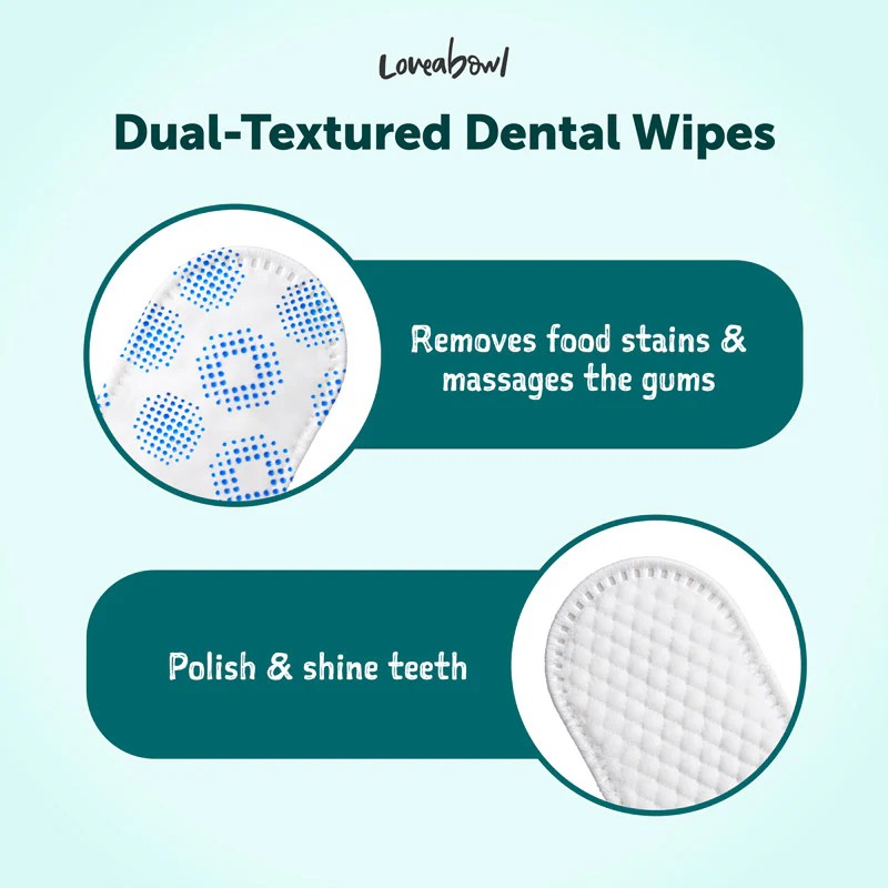 Loveabowl Cat Clean-A-Tooth 50pcs Dental Cleaning Wipes image 3