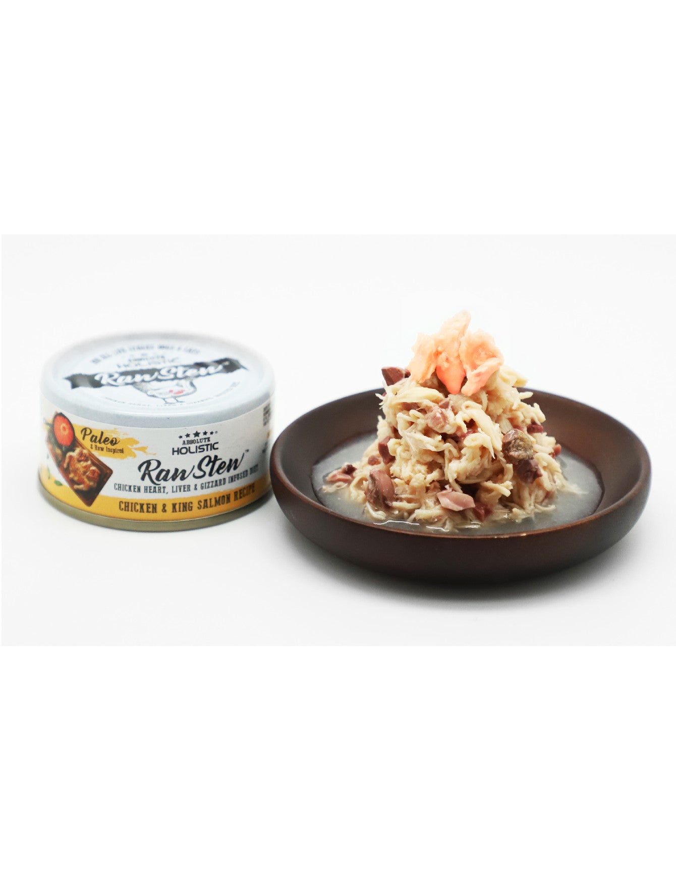 Absolute Holistic Rawstew 80g Chicken & King Salmon Wet Food For Cats And Dogs (EXP: 25 Sep 2027) image 2