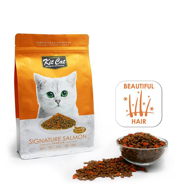 Kit Cat 1.2kg Premium Signature Salmon Dry Cat Food (EXP: 24 Oct 2026) image 3