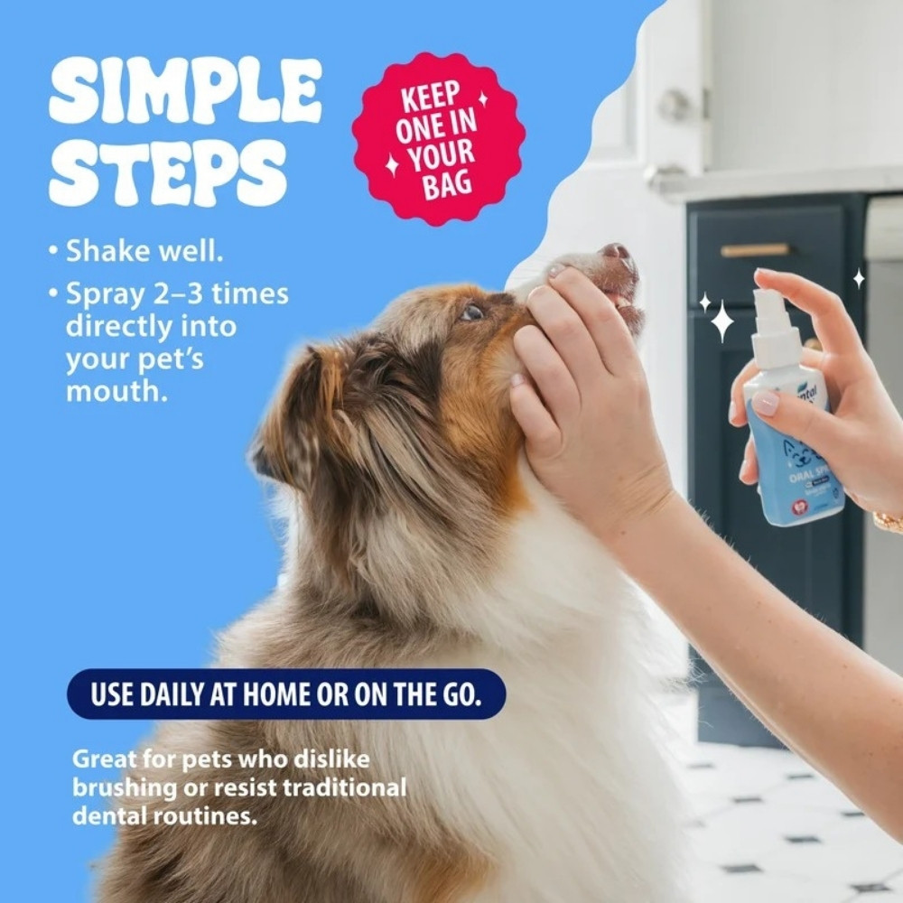 Dental Fresh Oral Spray For Dogs & Cats 3oz (89ml) image 2