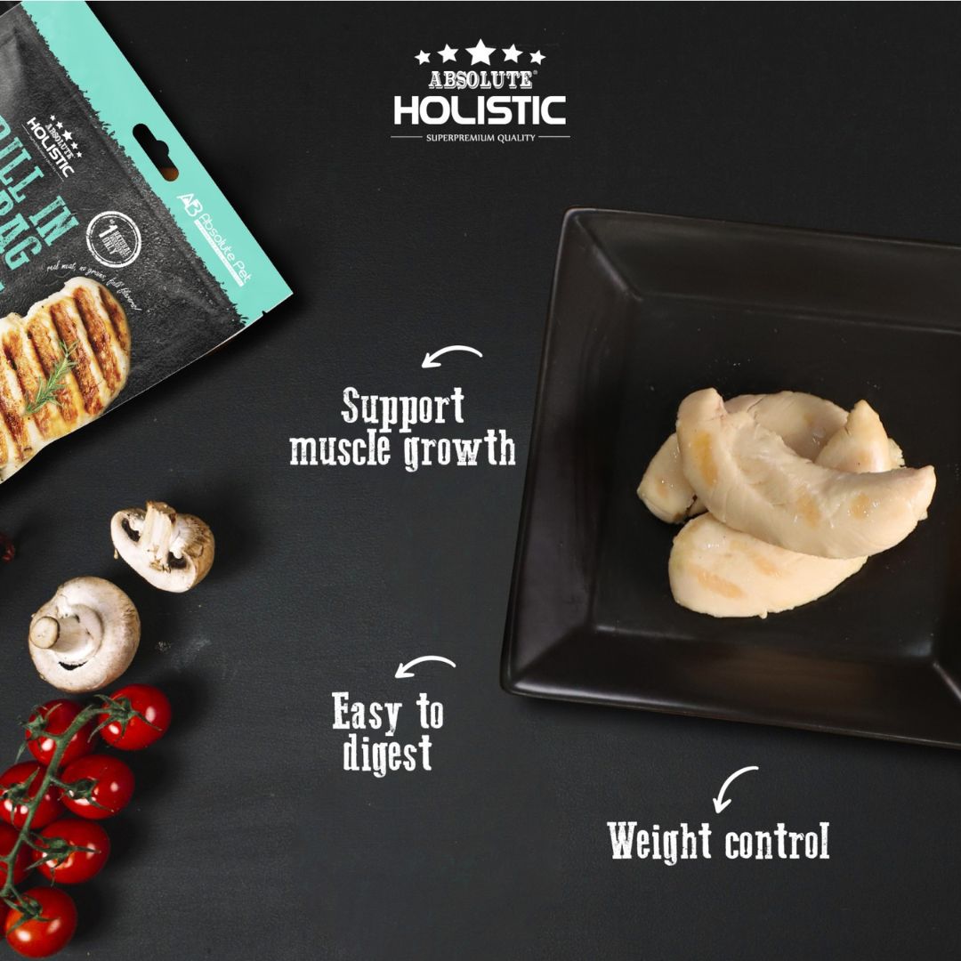 Absolute Holistic 100g Grill In The Bag Chicken Tenders Dog & Cat Treat image 2