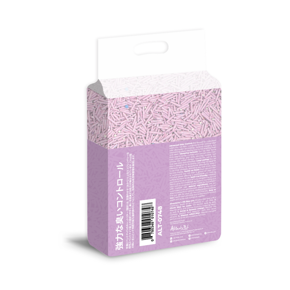 Altimate Pet Tofu & Bentonite Cat Litter 6L Lavender image 3