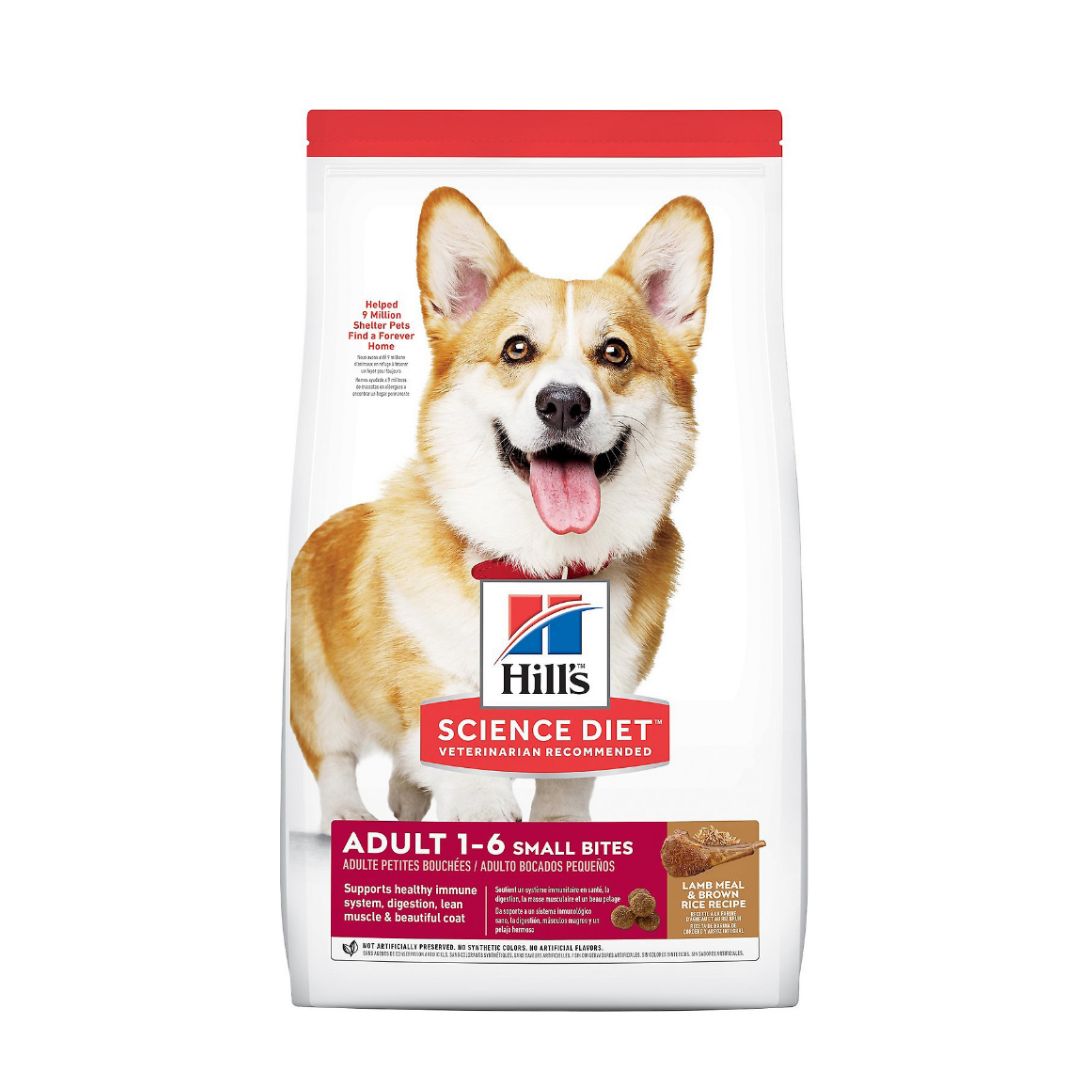 Hill's Science Diet Canine Adult Small Bites Lamb & Brown Rice Recipe Dry Dog Food image 2