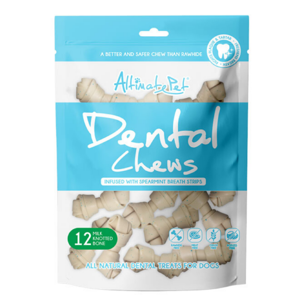 Altimate Pet Dental Chews Milk Knotted Bone 150g (12pcs) image 2