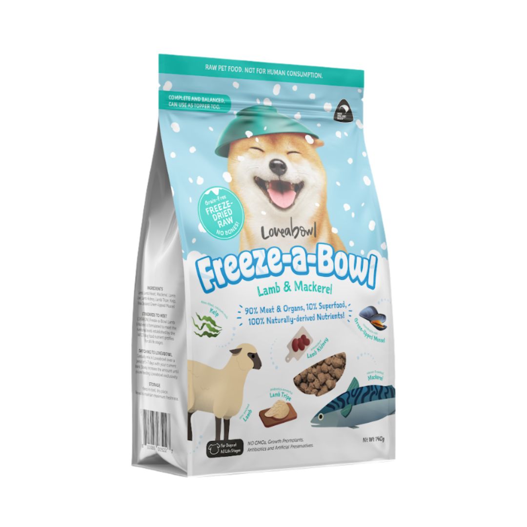 Loveabowl Dog Freeze A Bowl Lamb & Mackerel Dry Dog Food image 2
