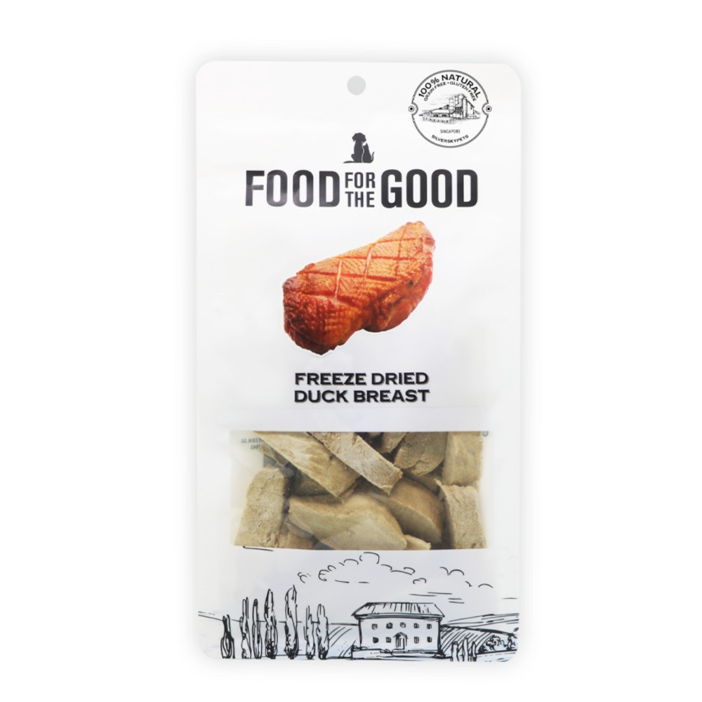 Food For The Good Freeze Dried 70g Duck Breast Dog & Cat Treats image 2