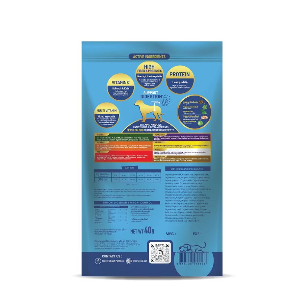 Nature's Best Dog 40g Gut Health & Digestion Salmon Functional Snack for Dogs image 2