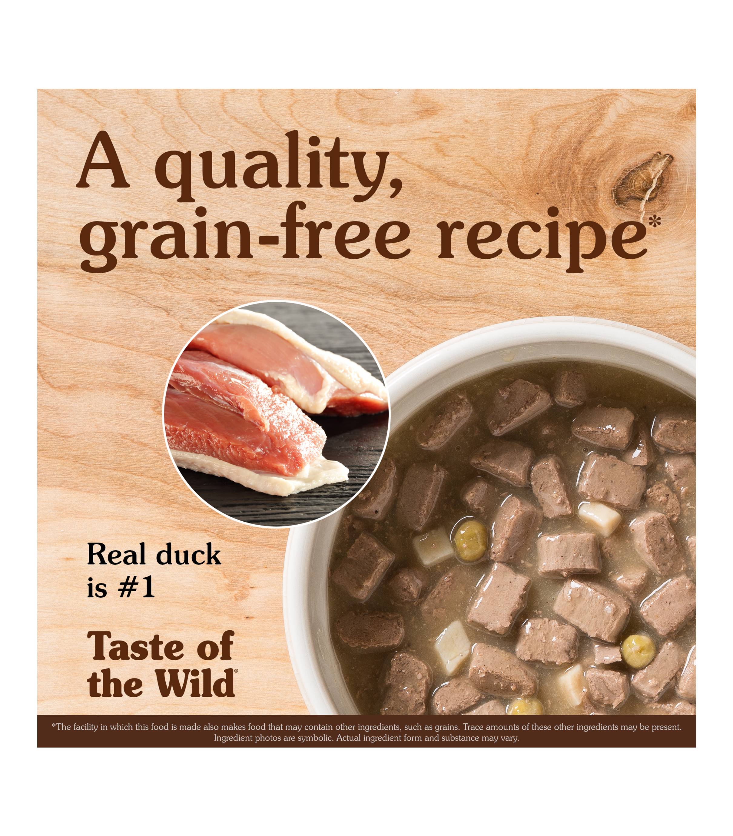 Taste of the Wild Dog 390g Wetlands with Fowl in Gravy Wet Canned Food image 2